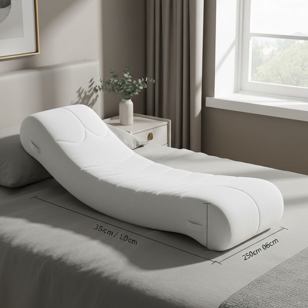 Premium Hollowfiber Long Bolster Pillow