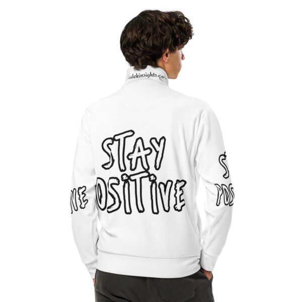 Stay Positive Unisex track jacket - Image 4