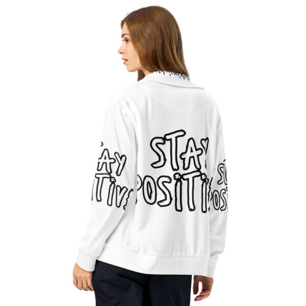 Stay Positive Unisex track jacket - Image 6