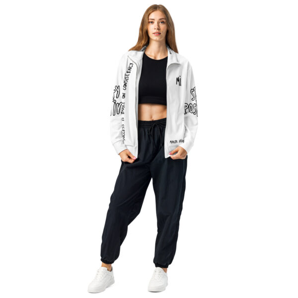 Stay Positive Unisex track jacket - Image 3