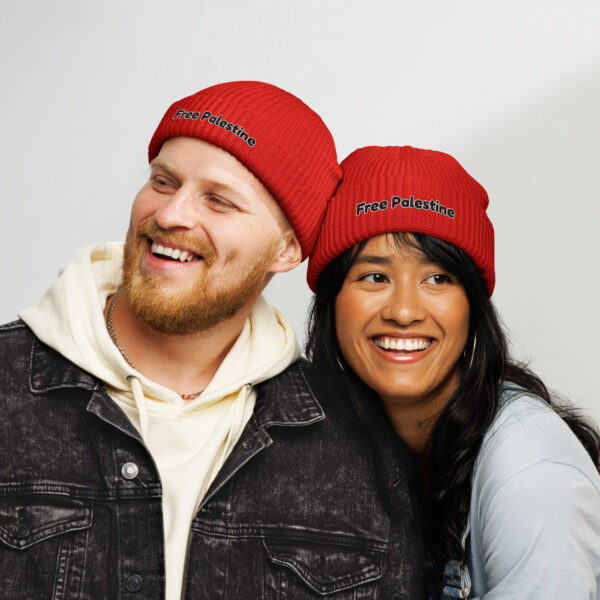 Free Palestine Fisherman beanie - Image 4