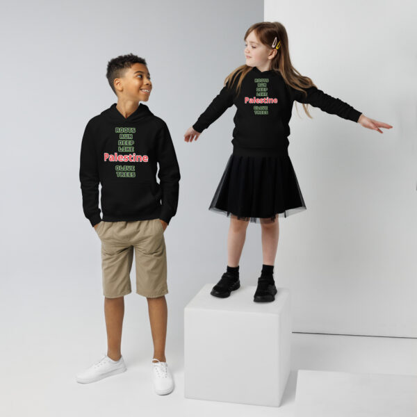 Kids Palestine Hoodie || Kids Support Palestine | Spread Love| Free Palestine 2025