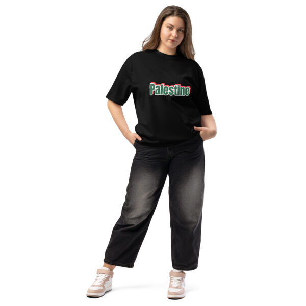 Palestine Oversized heavyweight t-shirt - Image 2